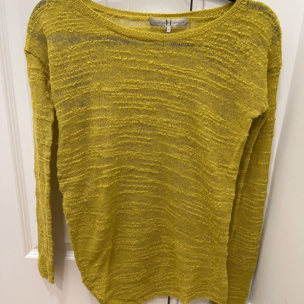 Halston Heritage bias cut textured sweater